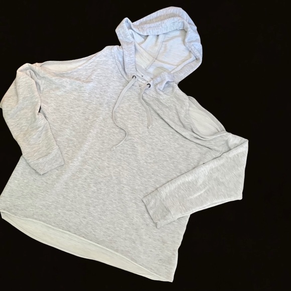 American Eagle Outfitters Tops - American Eagle Open Shoulder Hoodie